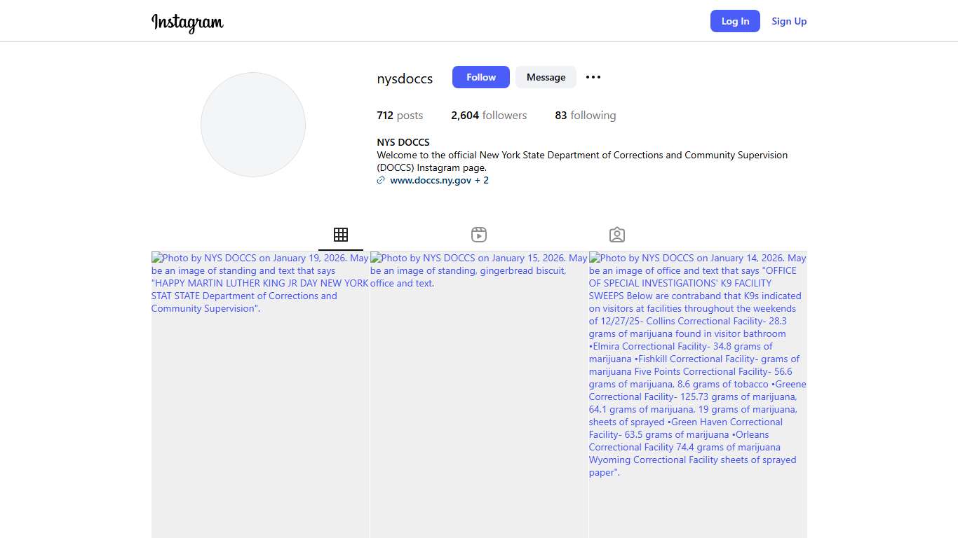 NYS DOCCS (@nysdoccs) • Instagram photos and videos