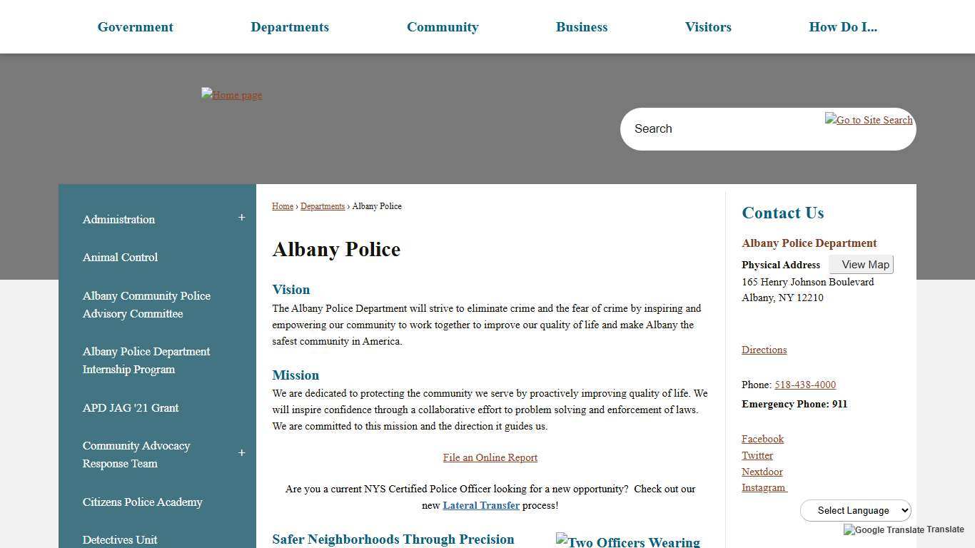 Albany Police | Albany, NY